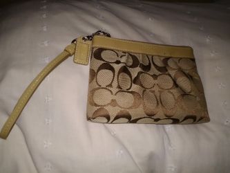 Coach wristlet purse