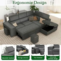 5 Seat Right Side L Shape Sectional