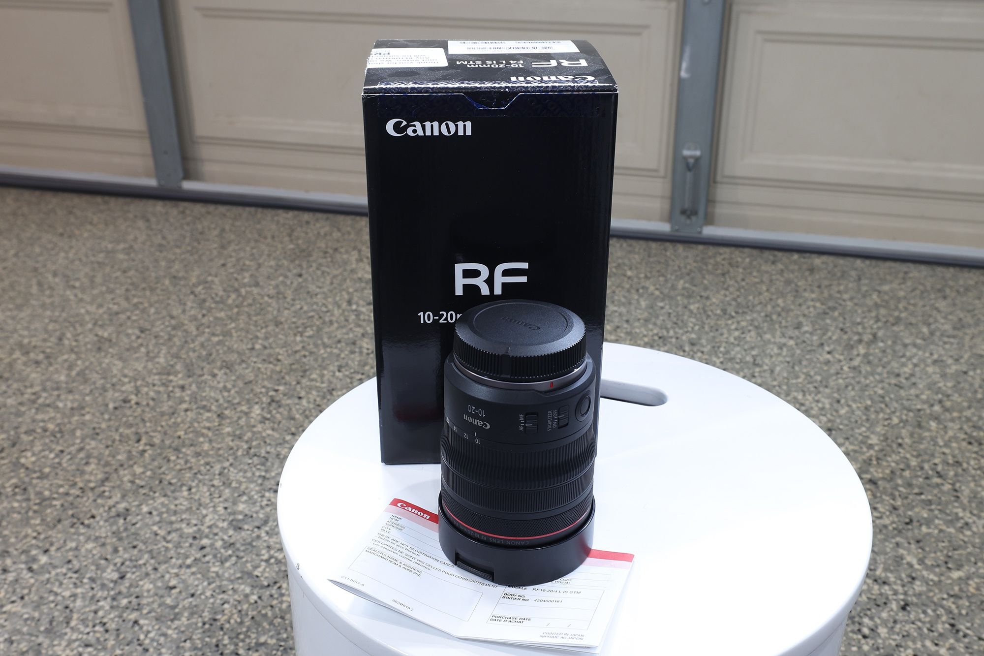 Canon 10-20 F/4 RF Wide Angle Lens