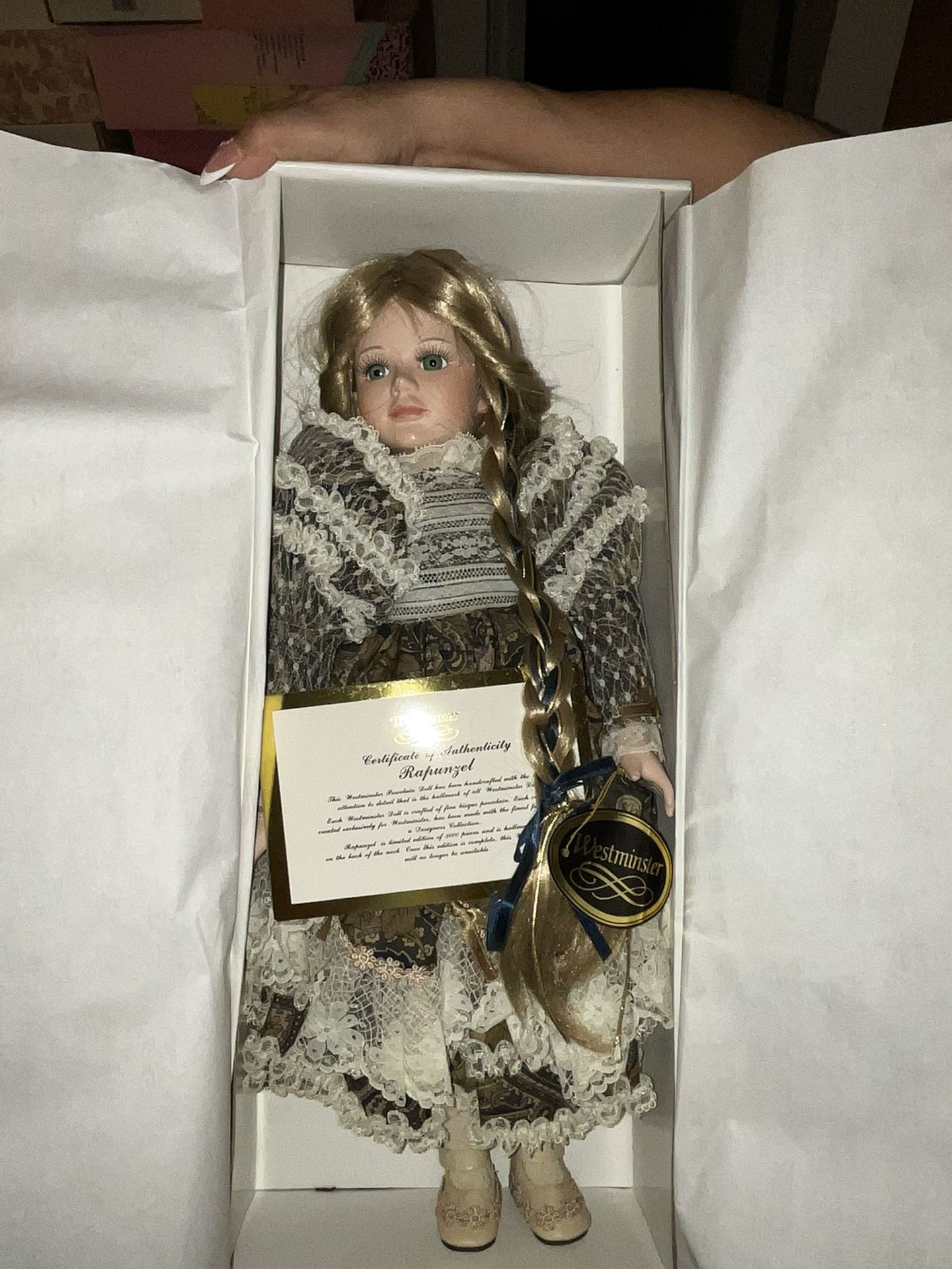 Mid Western Antique, Porcelain Tangled Doll