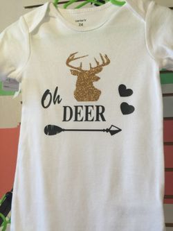 Custom baby onesies and adult tshirts