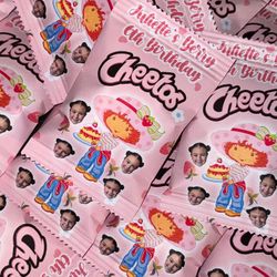 Strawberry shortcake custom chip bags