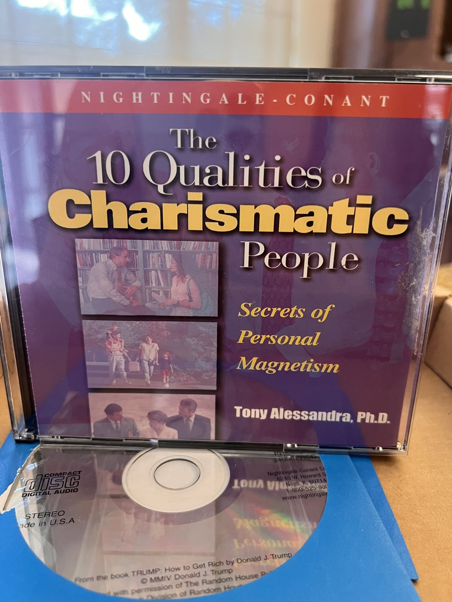 The 10 Qualities Of Charismatic People Secrets Of Personal Magnetism. By Tony, Alexandra Phd.. Set of 6 CDs plus 2 bonus .