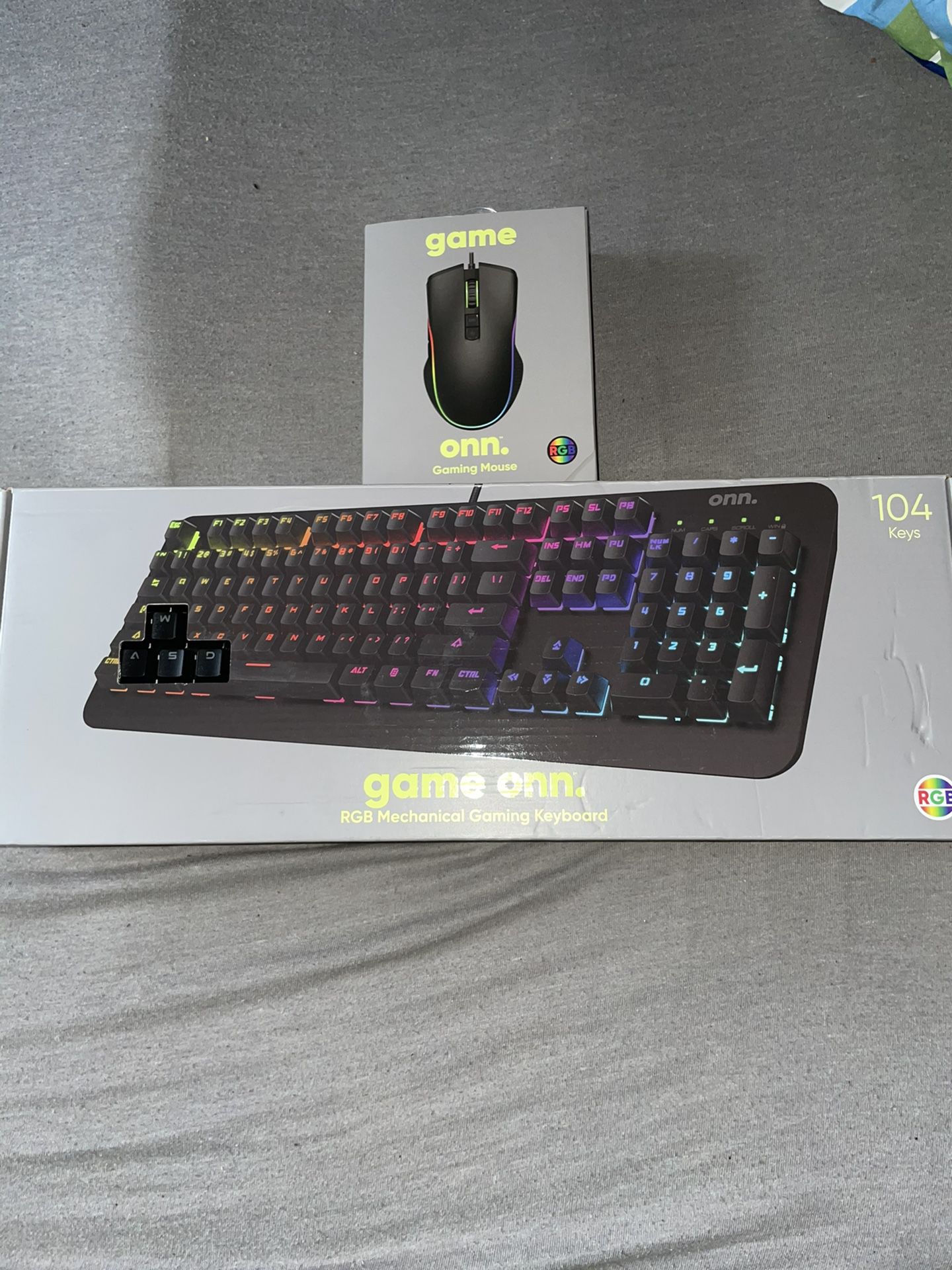 RGB Gaming Keyboard And Mouse
