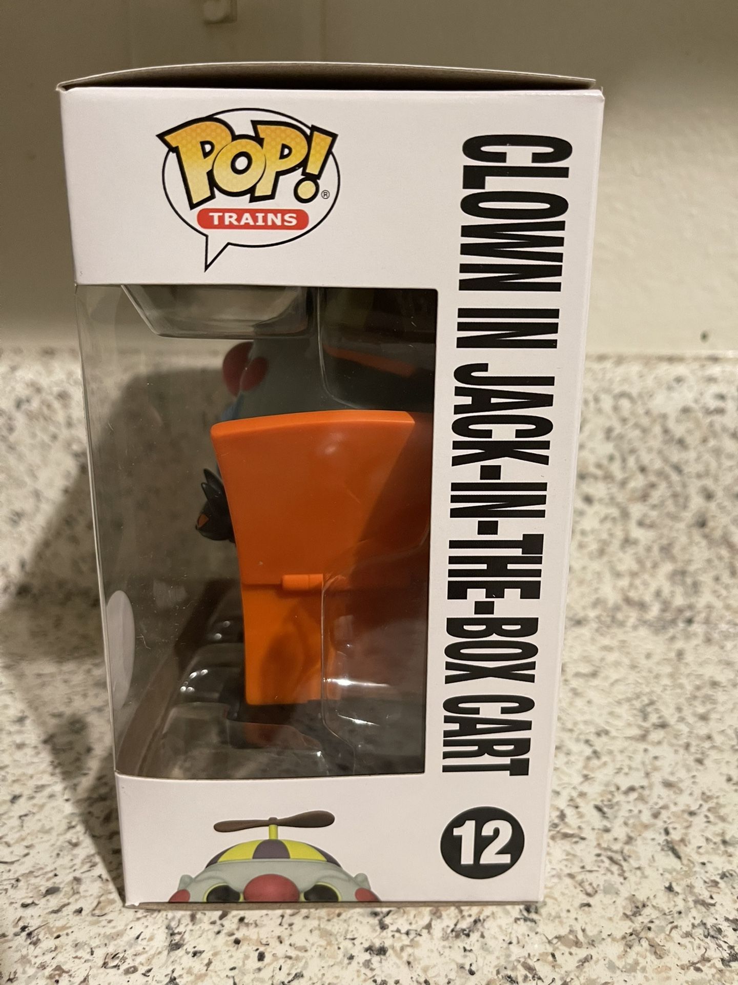 Clown in top the jack-in-the-box cart Funko Pop