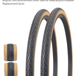 700 X 35c  New Gum Wall Tires For E Bikes