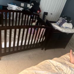 Crib and Changing Table- Super Deal