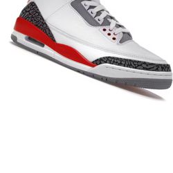 Jordan 3 Retro Fire Red 10.5mens