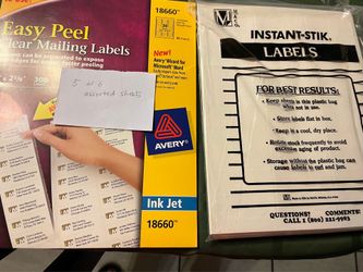 Instant stick labels