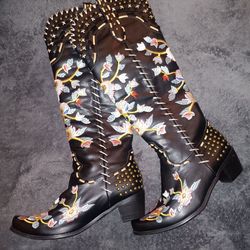 NEW Knee High Western Boots