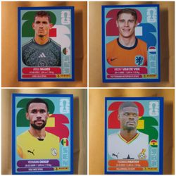 Panini FIFA World Cup 2026 sticker cards Blue Parallel