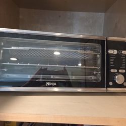 NINJA OVEN AIR FRYER TOASTER USED 1X MINT CLEAN 