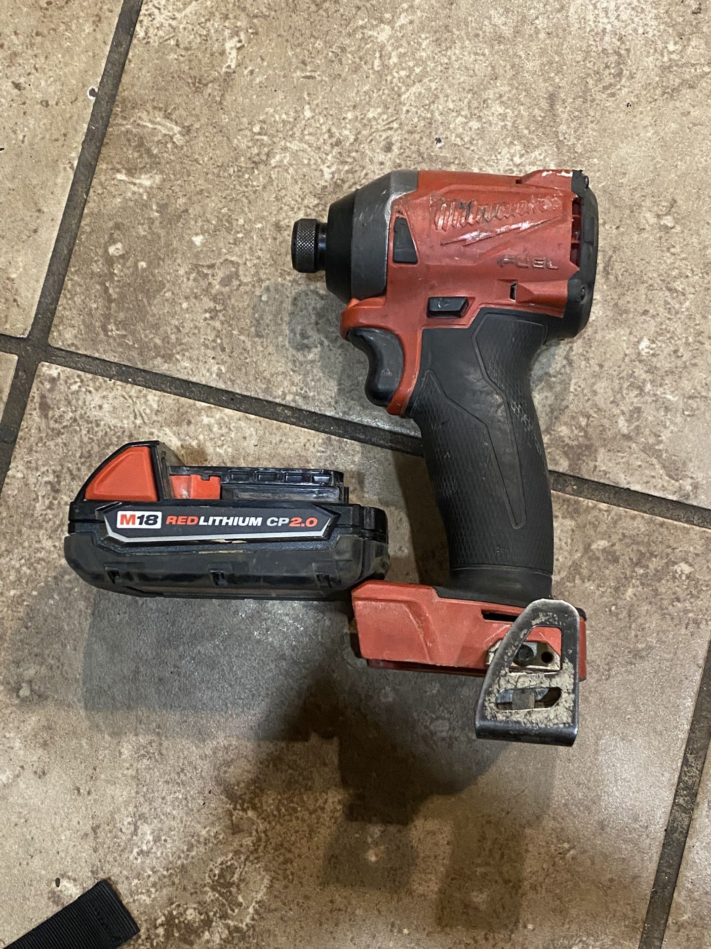 Milwaukee Impact Drive And Battery