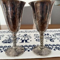 Silver plated Brass Goblet 