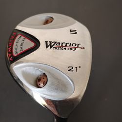 Warrior Golf Stainless 5 Wood 21°   R H  Long Drive Fairway