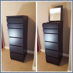 ikea dresser and mirror Isolie Lace Bow Crepe Maxi Dress main image 1