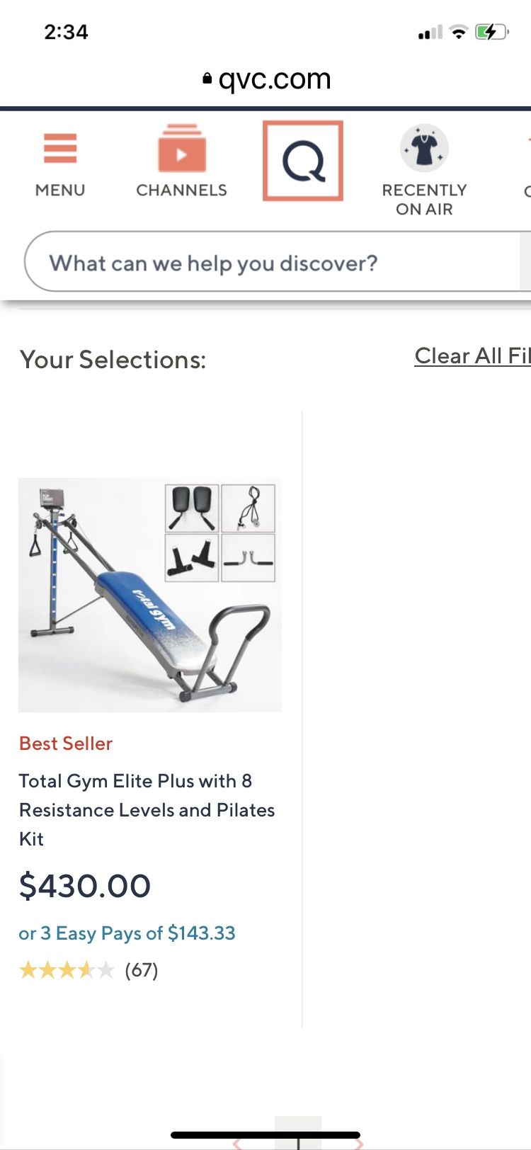 Total Gym Elite Plus