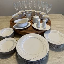 Sterling Tide by NORITAKE 8PC-  54pc set