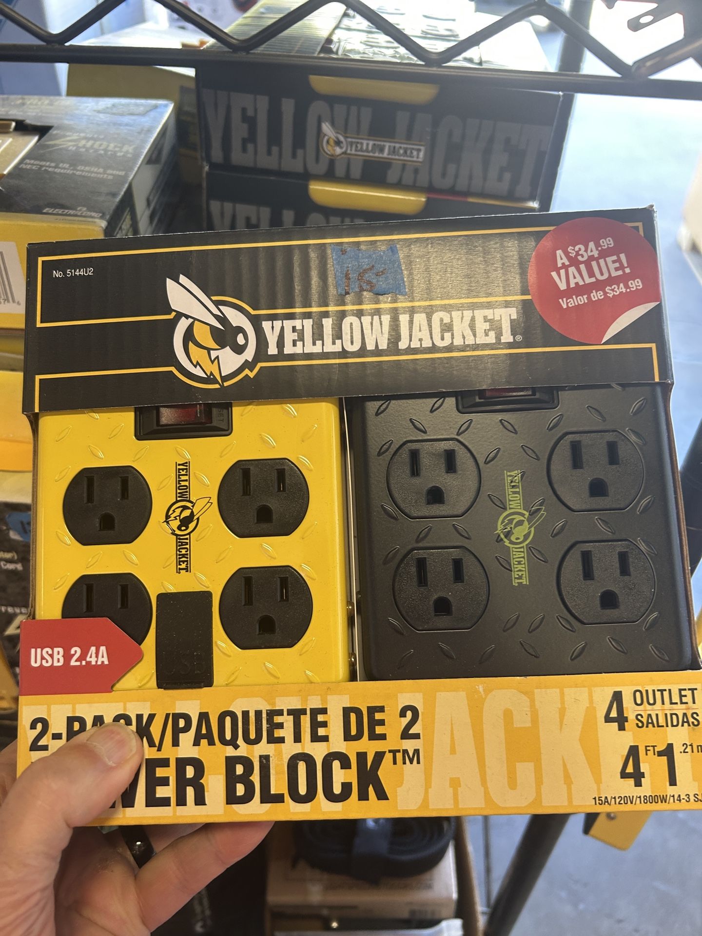Yellow Jacket  Power Blocks   2 Pack