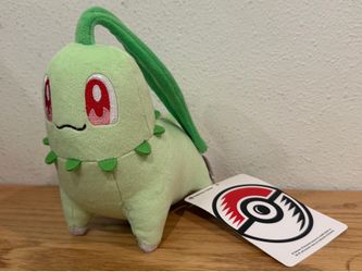 Chikorita Pokemon Center Plush NWT
