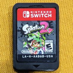 Splatoons 2 Nintendo Switch Game Card 