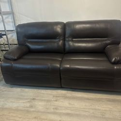 Reclinable Brown Couch 