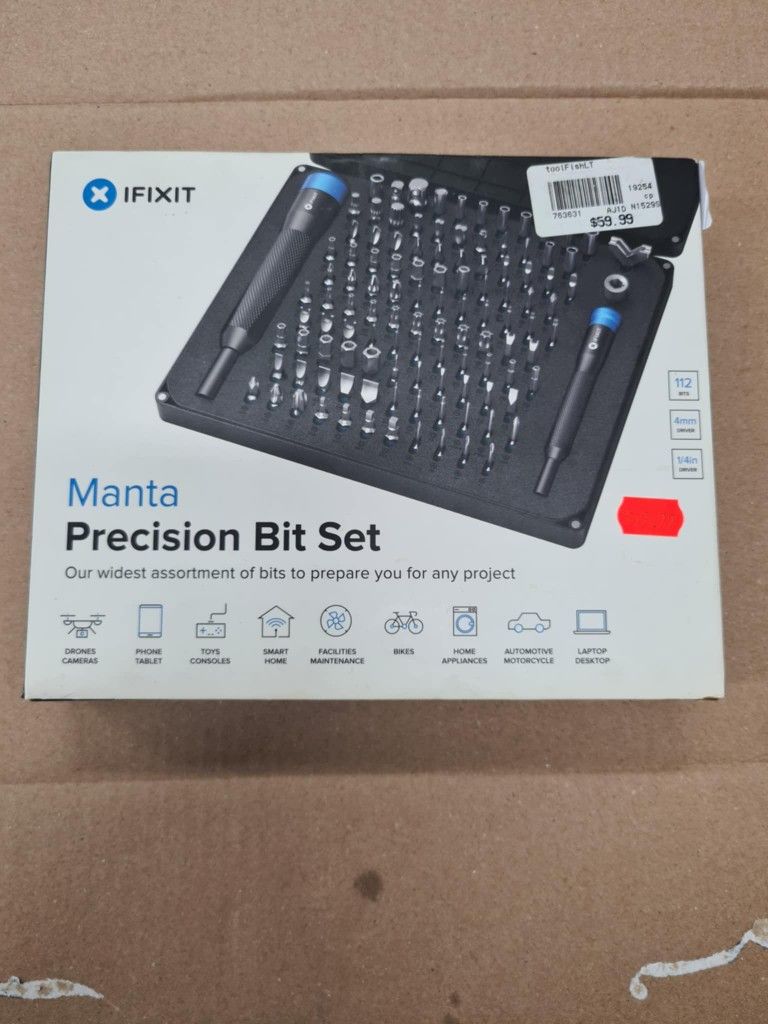 iFixit Manta Driver Kit - Household, PC, Phone, Electronics Bit Set