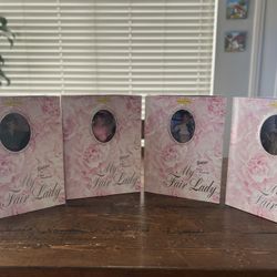 1995 Barbie As Eliza Doolittle In My Fair Lady, Collectors Edition 4 NEW Dolls.