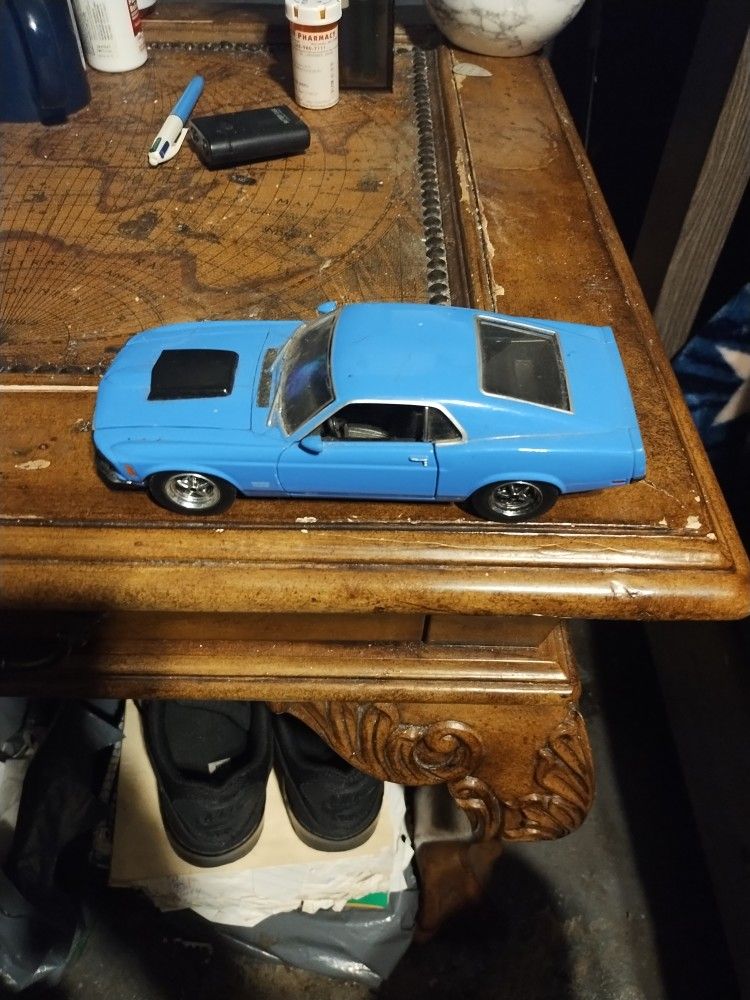1970 Mustang  429 Boss 1:24 Blue