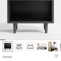 23” Tate Nightstand Black Crate & Barrel