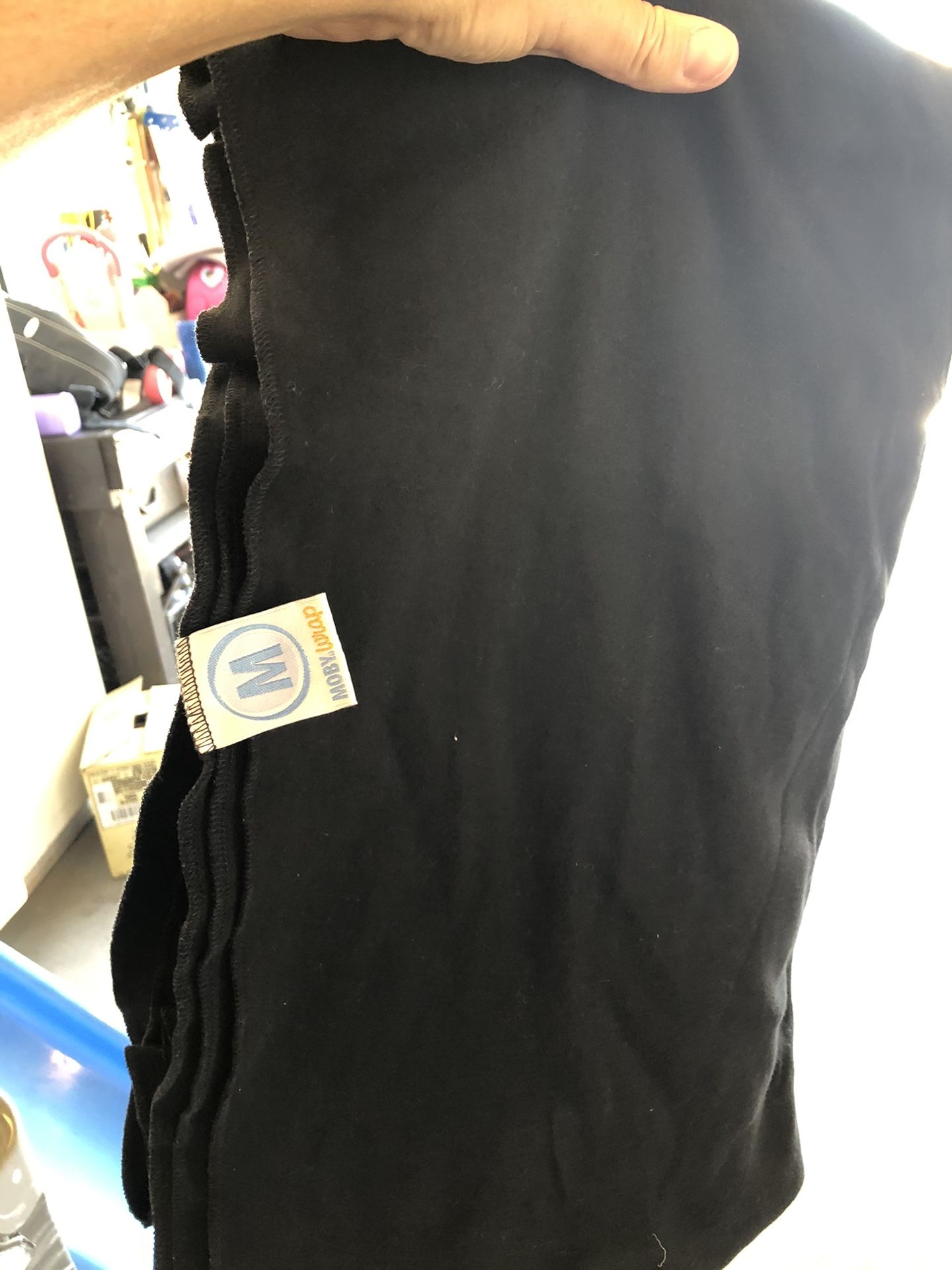 Molby baby carrier wrap and baby Bjorn carrier