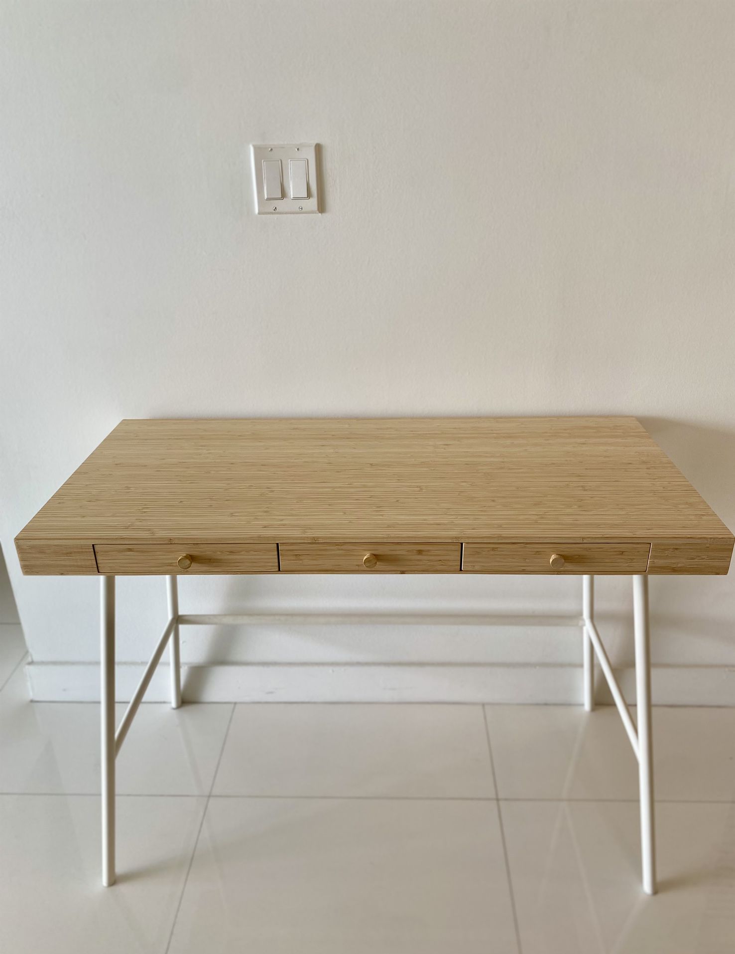 Desk For Home - bamboo, like new 
