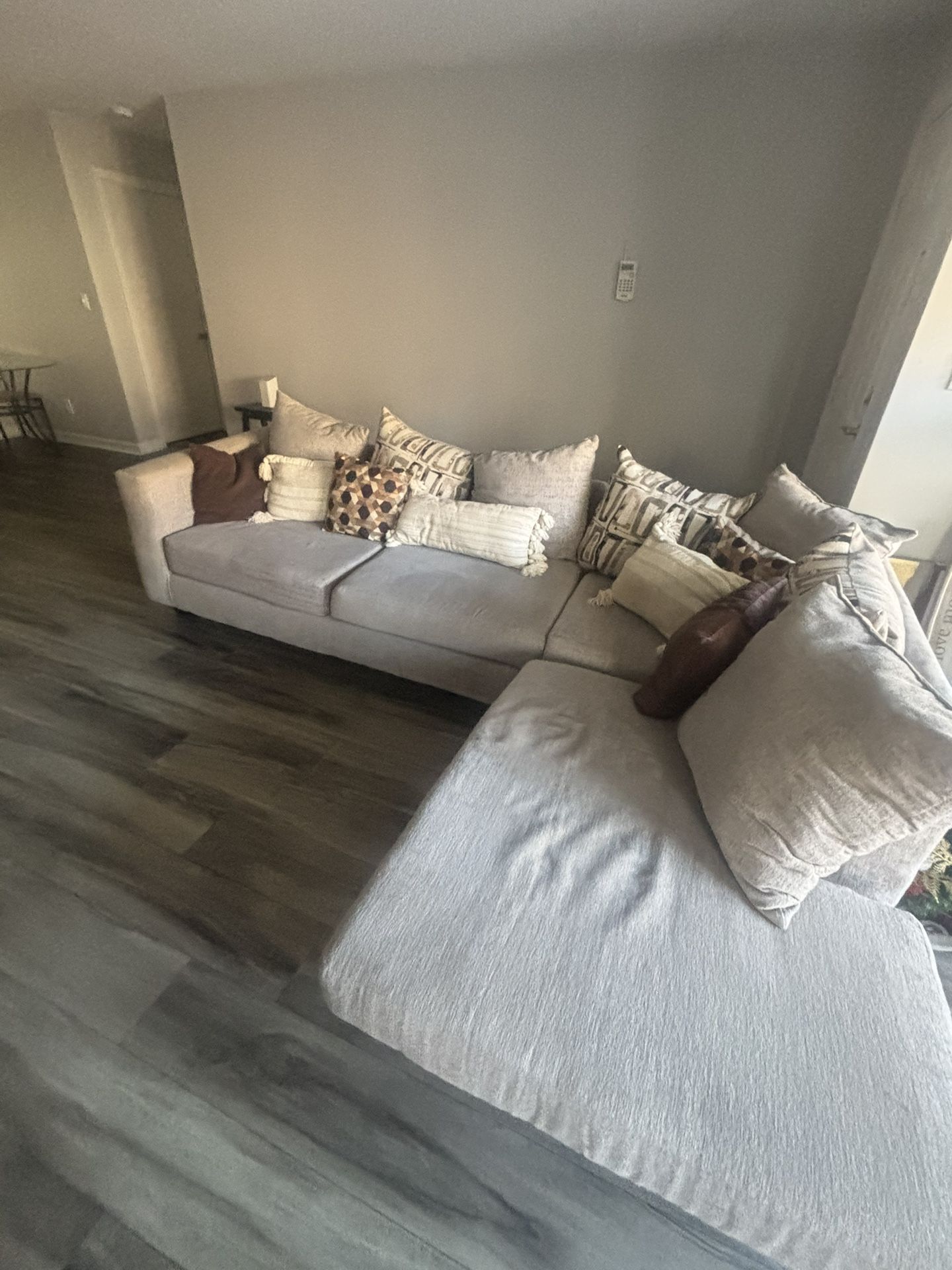 COUCH W/ Tables And Lamp , ETC