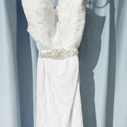 Vintage Honeydress Women's Heart-Shaped Trailing Lace Wedding Dress! 🤍🤍