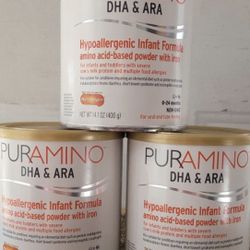 Puramino Formula 14.1oz Sell Or Trade For Enfamil 12oz Cans 