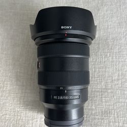 Sony 16-35 GM f/2.8 Wide Angle Lens