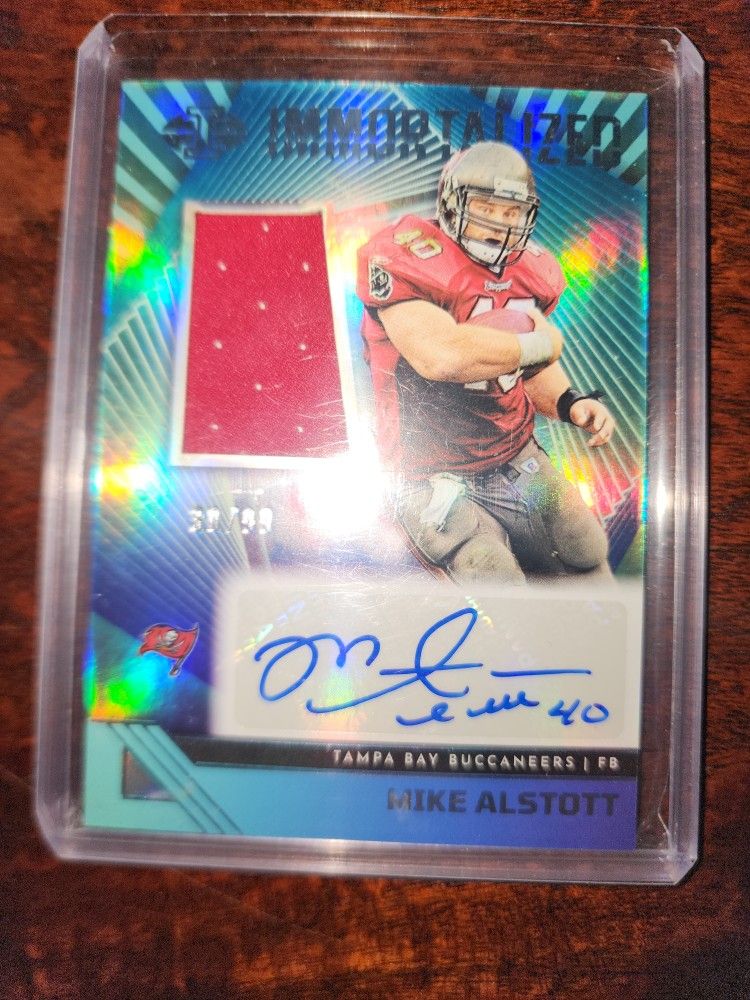 Mike Alstott Illusions Patch Auto /99