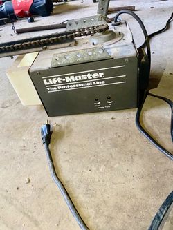 New Garage Door motor with new Rail and Chain