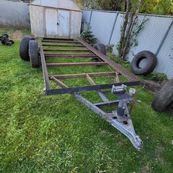 Flat Bed Trailer with 6k Axle