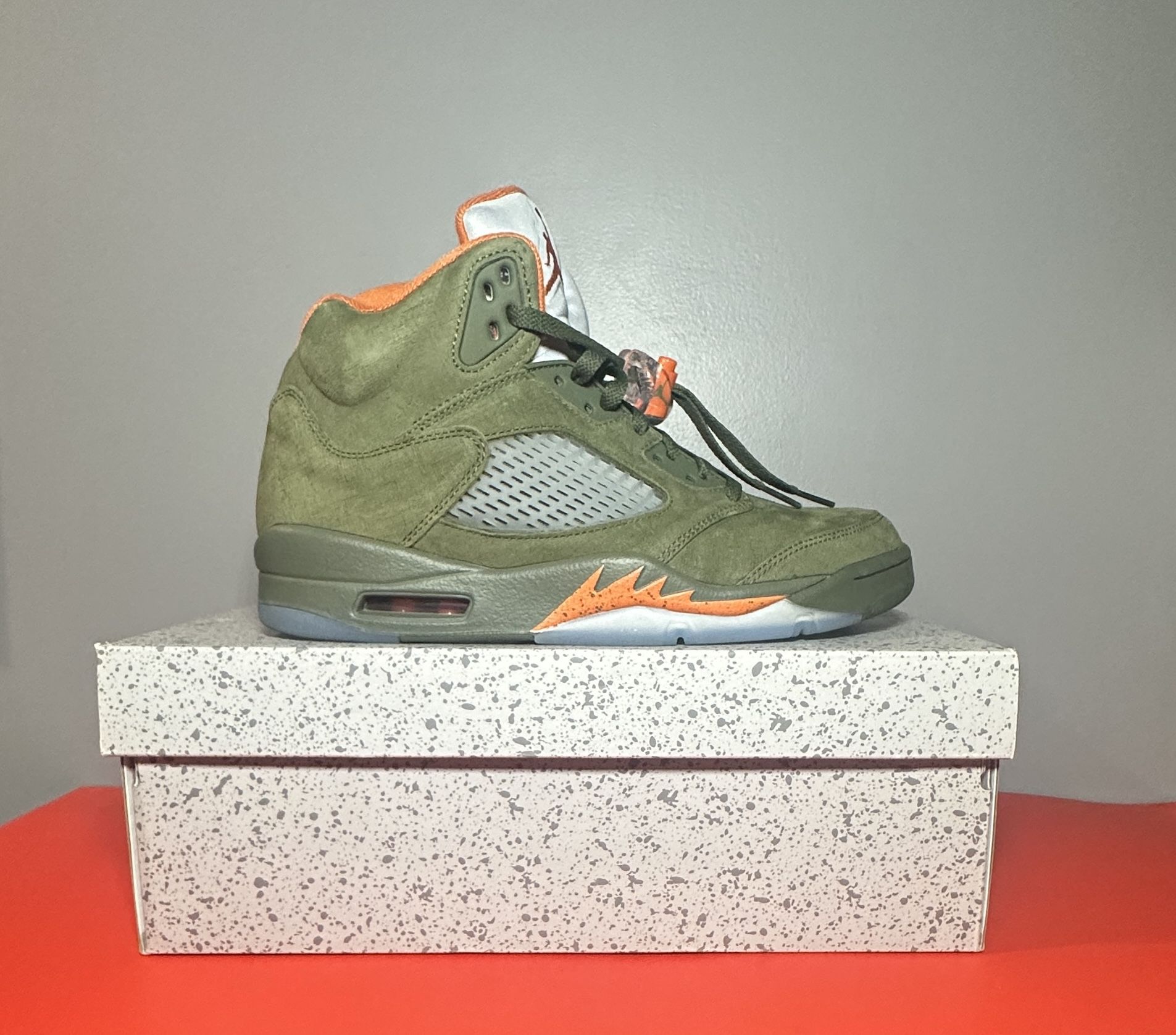 Size 9.5 Air Jordan 5 Retro 2024 Olive