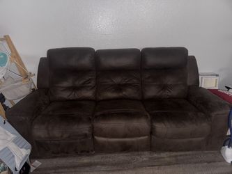Brown Recliner Sofa