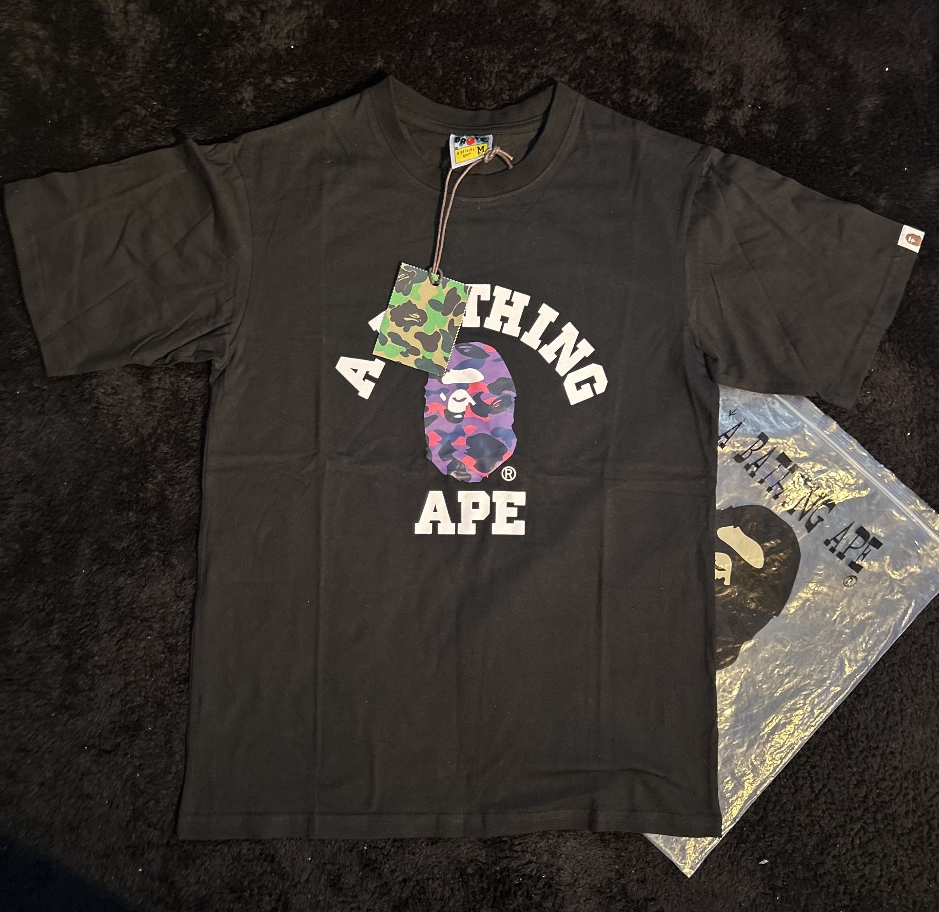 Bape T Shirts Size Medium Fit Like Small
