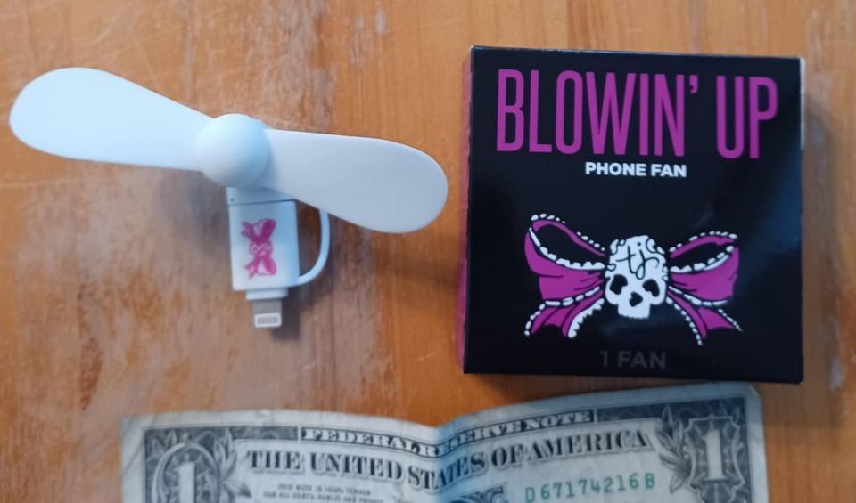 USB phone fan