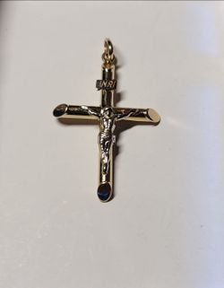 14 K GOLD CROSS  PENDANT