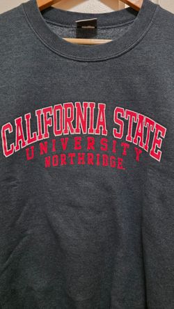 Cal State University Northridge CSUN Crewneck Sweatshirt Grey L - MV Sport