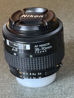 AF Nikkor 35-70mm f3.3-4.5 Lens - Excellent