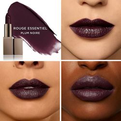 2- Brand New  - Laura Mercier Rouge Essential Silky Creme Lipstick Plum Noire Mothers Day