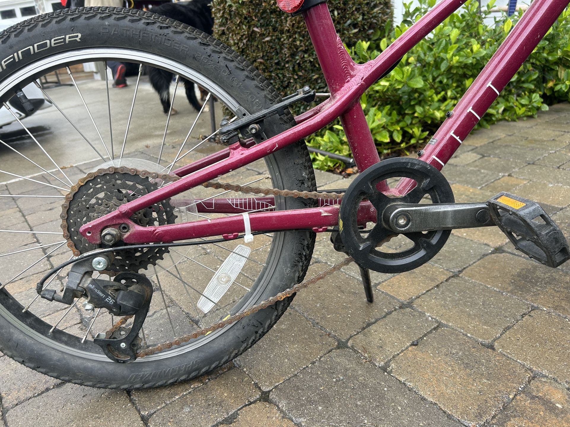 Purple, Hard Tail Bike With One Through Seven Gears And Cable Brakes With Kick Stand Best Offer Open For Negotiations