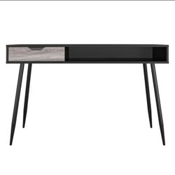 New Black Oak Desk In Box 