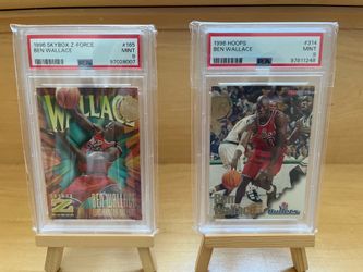 Ben Wallace Rookie PSA 9 Lot – Two Low-Pop Graded Rookies